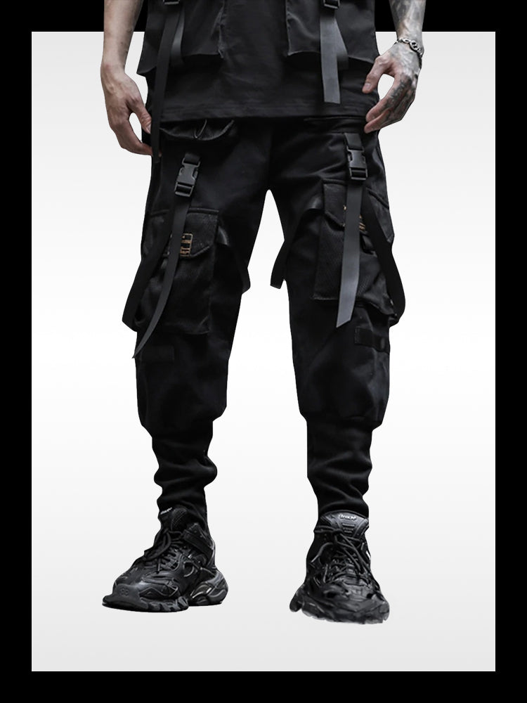 Pantalon techwear noir