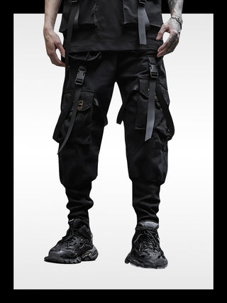 Pantalon techwear noir