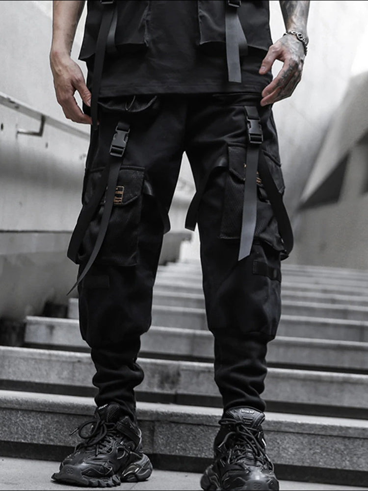Pantalon techwear noir