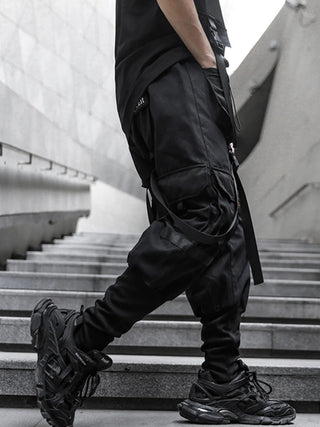 Pantalon techwear noir