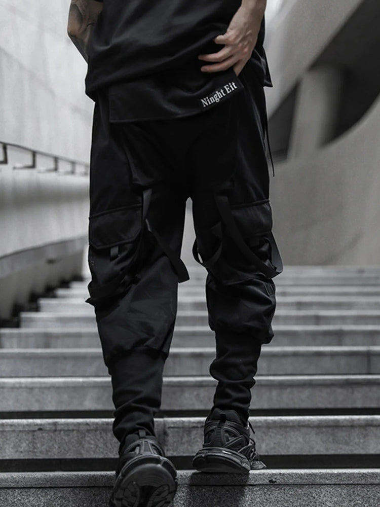 Pantalon techwear noir