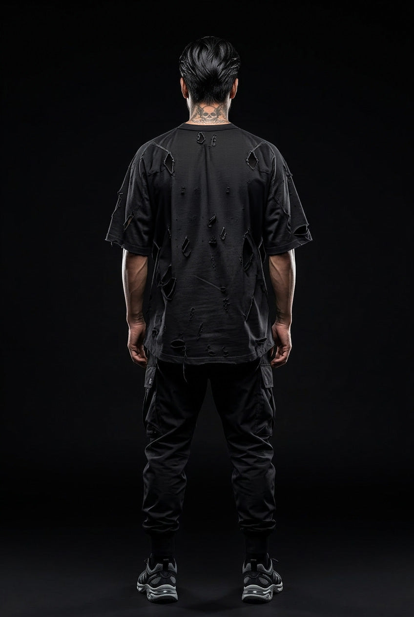Black techwear shirt