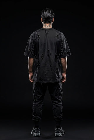 Black techwear shirt