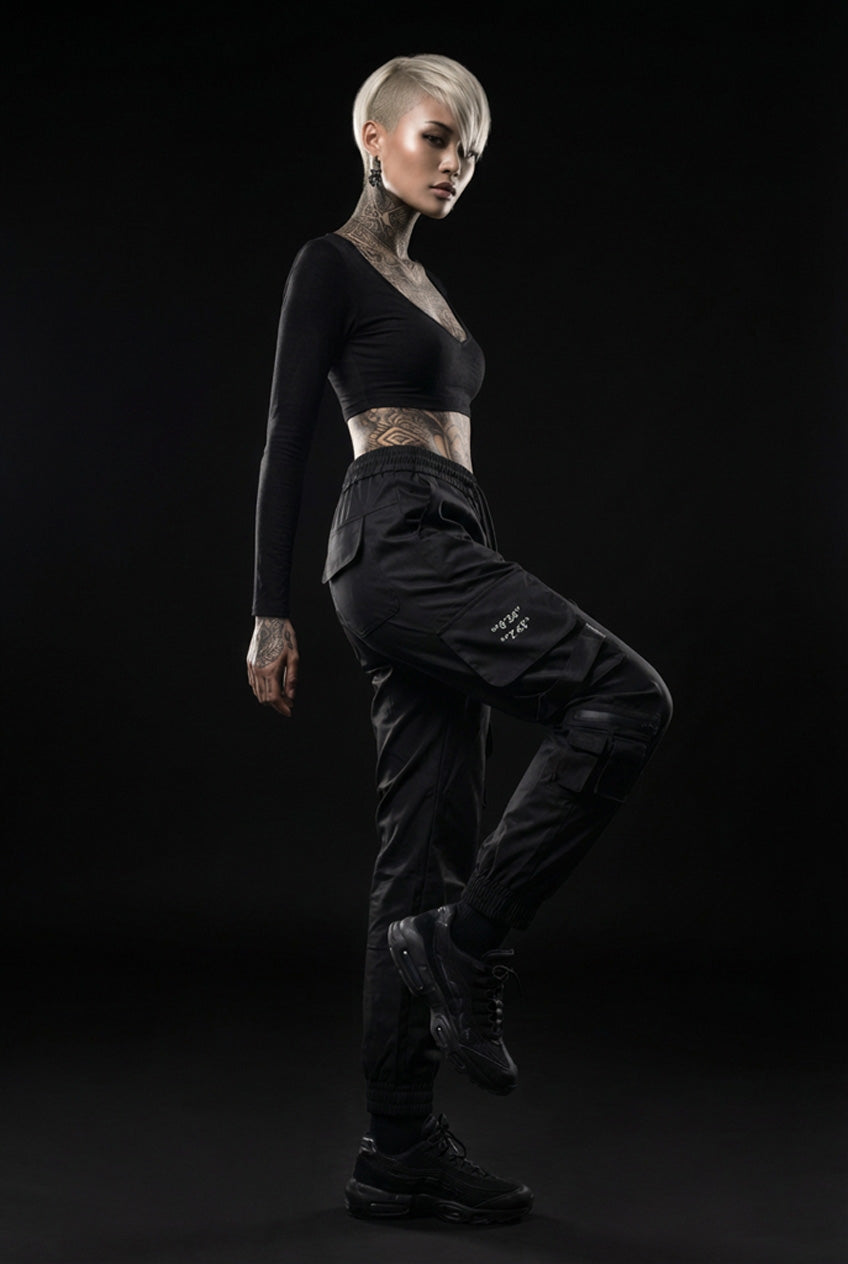 Pantaloni cargo techwear
