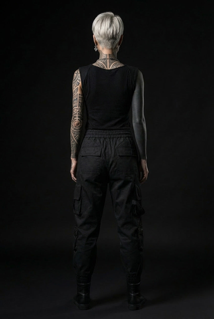 Pantaloni cargo techwear