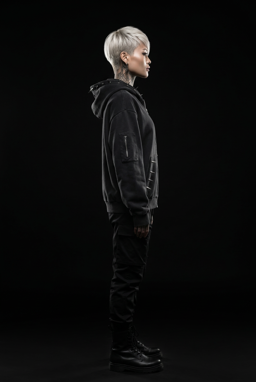 Futuristic hoodie