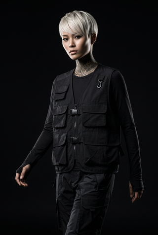 Gilet tattico nero