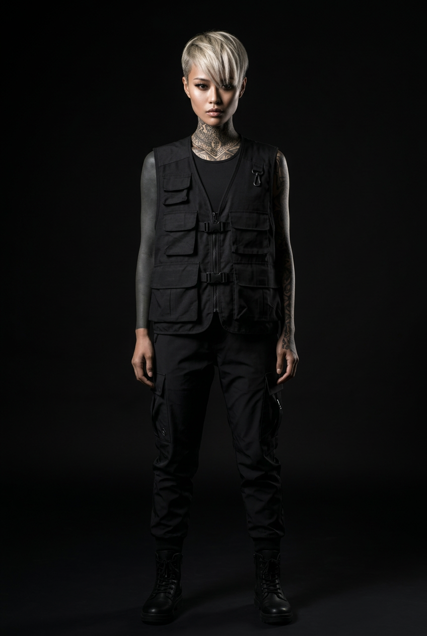 Gilet tattico nero