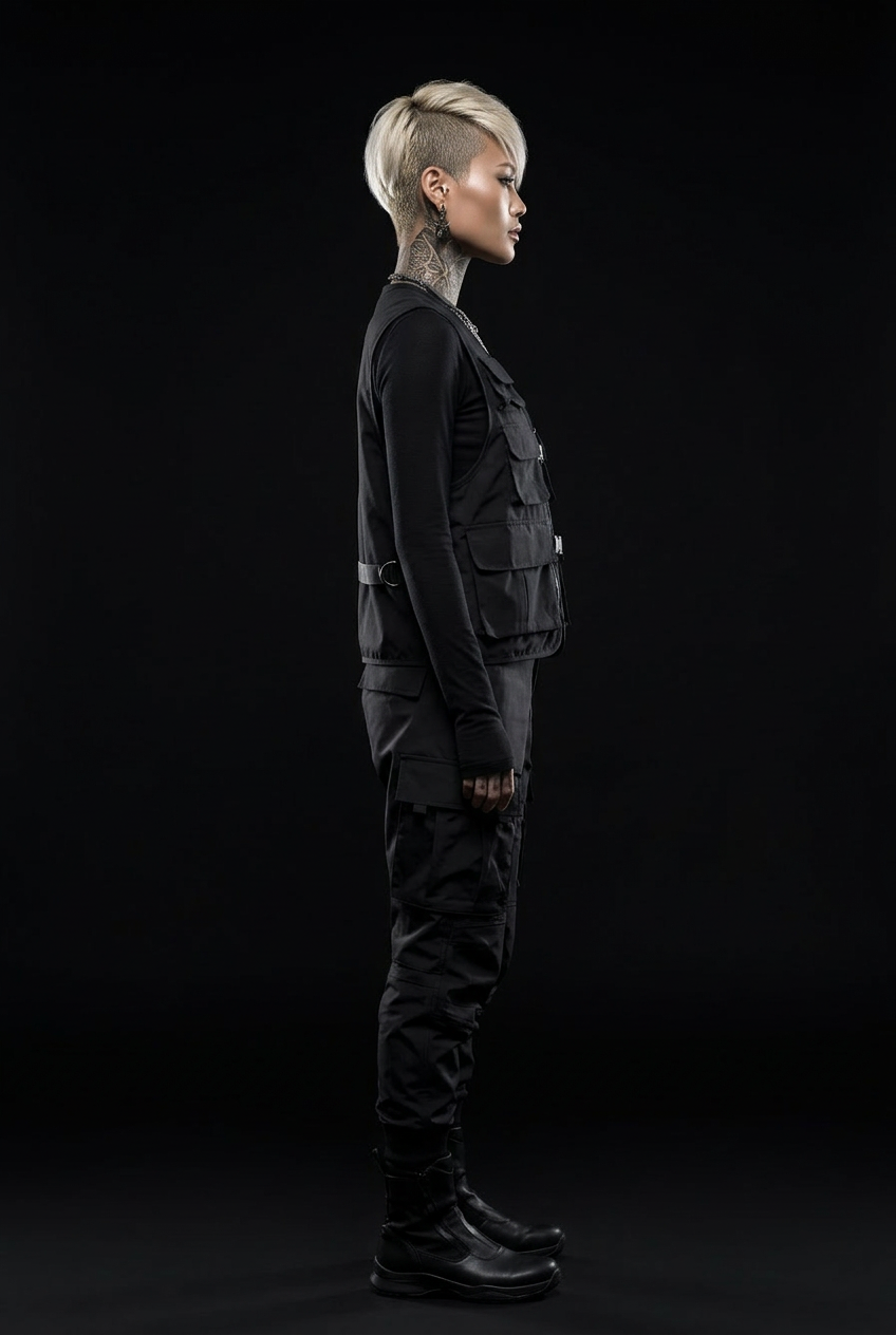 Gilet tattico nero