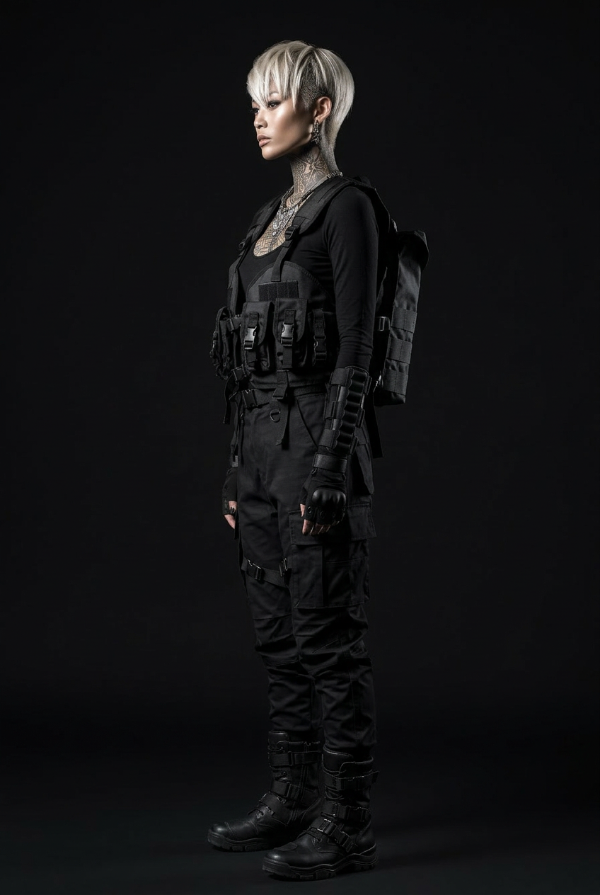 Tactical vest with holster