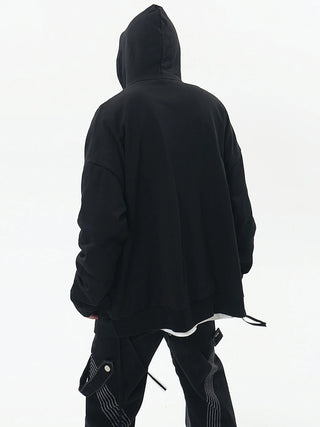 Full zip noir techwear