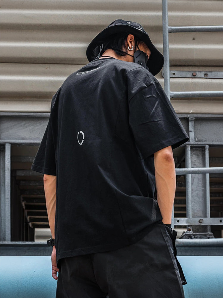 Tee shirt techwear noir